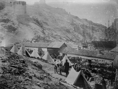 Il porto di Balaklava durante la guerra di Crimea, c.1855 da Roger Fenton
